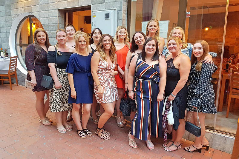 Paneils Restaurant a top choice for a Ladies Night to remember in Benidorm.