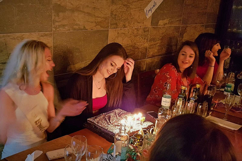 Bride to be? Come to Paneils for you Hen Party, complete with Pink Cava and a Celebration cake.